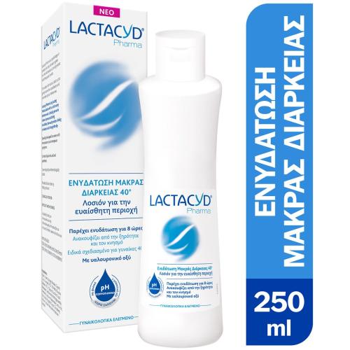 Lactacyd Ultra-Moisturising Cleaning Lotion Λοσιόν Καθαρισμού για την Καθημερινή Φροντίδα της Ευαίσθητης Περιοχής, για γυναίκες 40+ έως 8 Ώρες Ενυδάτωσης 250ml